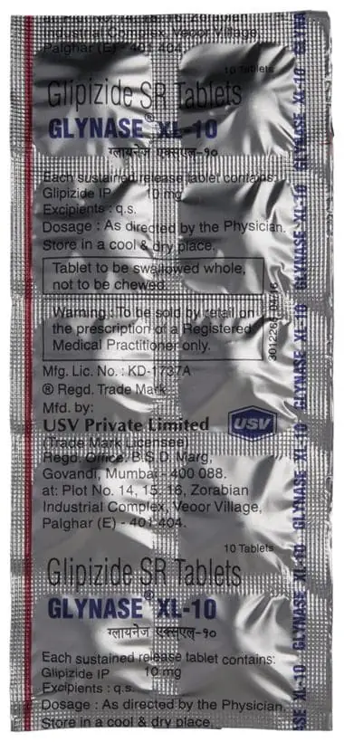 Glynase XL 10 Tablet thumbnail 4