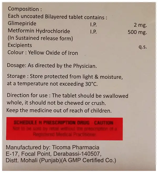 Glyxer M 2 Tablet SR thumbnail 2