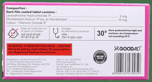 Goodlukast LC Tablet