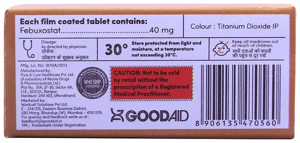 Goodxostat 40 Tablet thumbnail 2