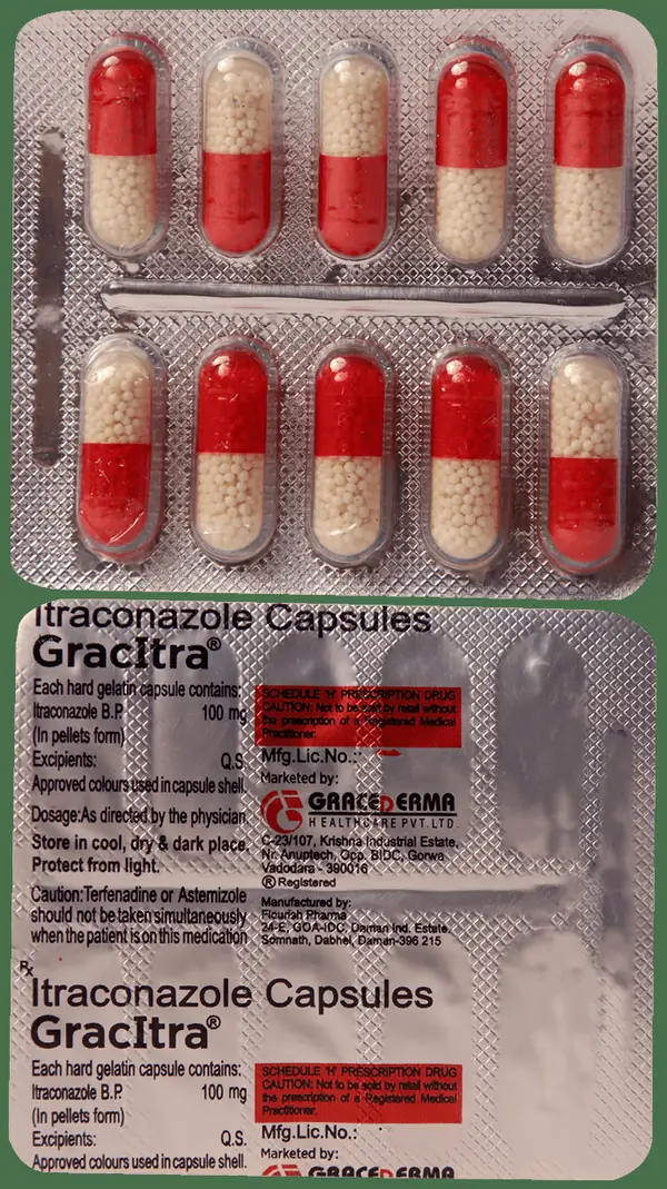 Gracitra 100mg Capsule