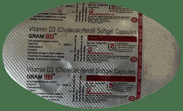 Gram D3 Softgel Capsule