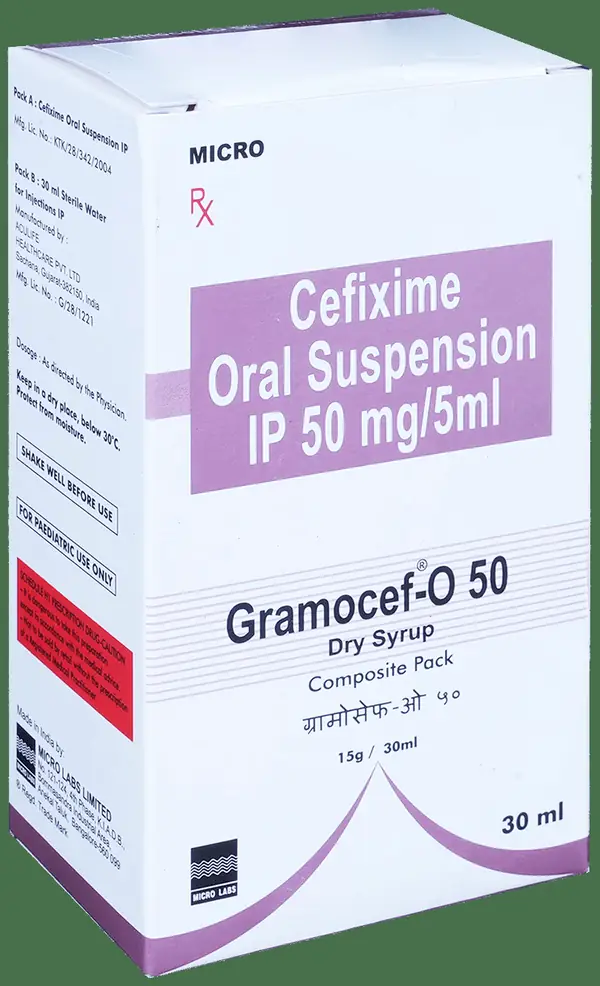 Gramocef-O 50 Dry Syrup thumbnail 2