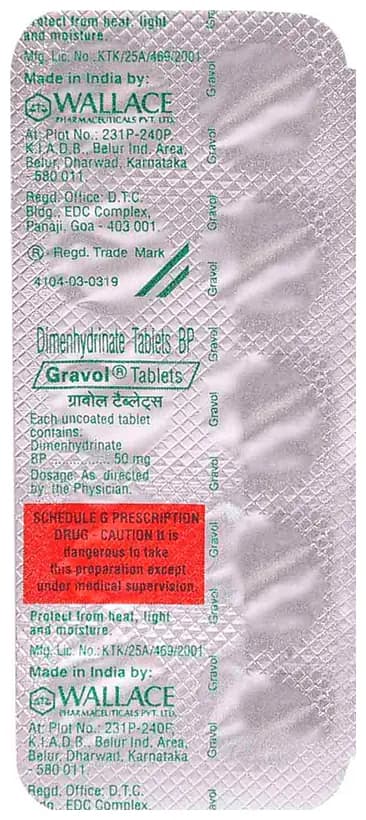 Gravol Tablet