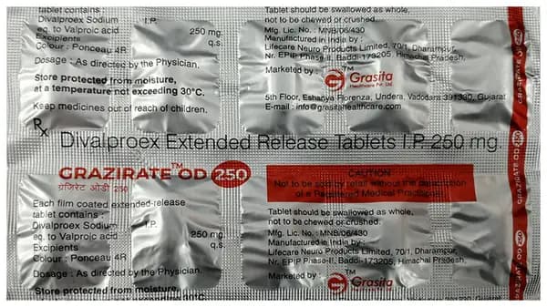 Grazirate OD 250 Tablet ER thumbnail 2