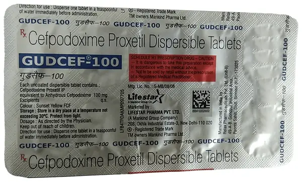Gudcef 100mg Tablet DT thumbnail 4