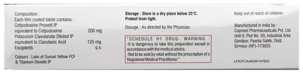 Gudcef-CV 200 Tablet thumbnail 5