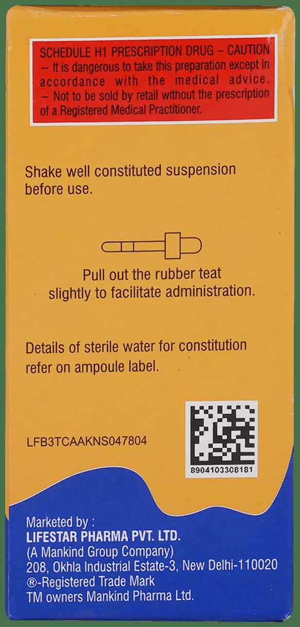 Gudcef DS 50mg Oral Drops thumbnail 3