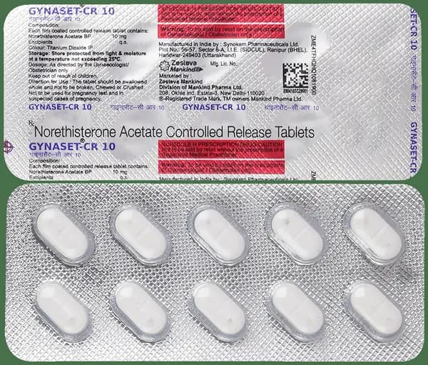 Gynaset 10mg Tablet CR thumbnail 3