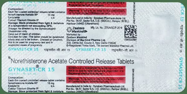 Gynaset-CR 15 Tablet