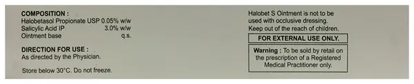 Halobet S Ointment thumbnail 2