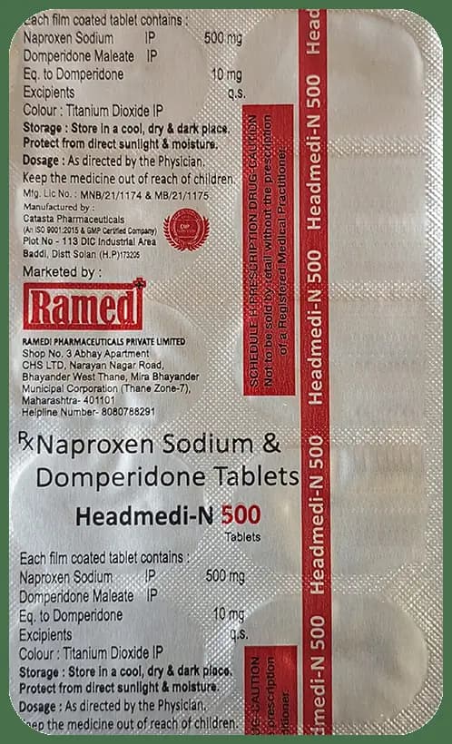 Headmedi-N 500 Tablet thumbnail 3