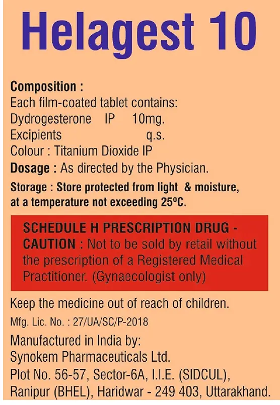 Helagest 10 Tablet thumbnail 2