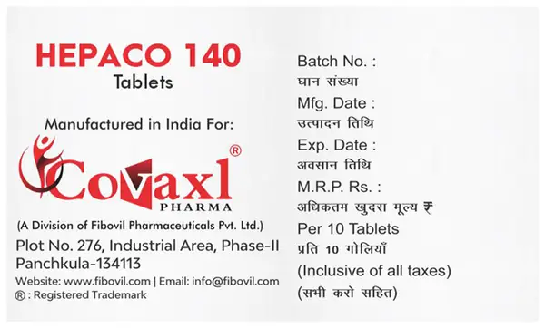 Hepaco 140 Tablet