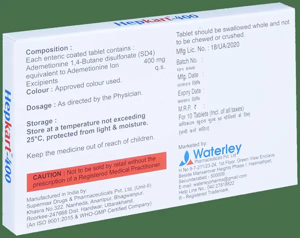 Hepkart 400 Tablet thumbnail 2