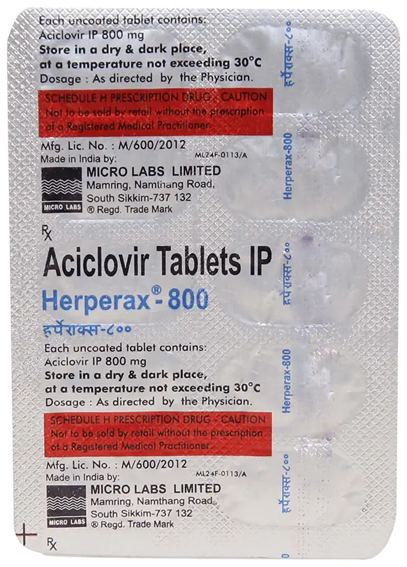 Herperax 800 Tablet thumbnail 2