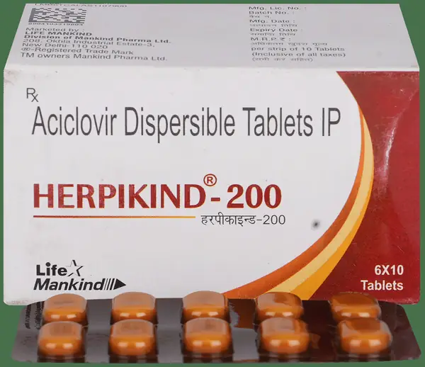 Herpikind 200 Tablet DT thumbnail 5