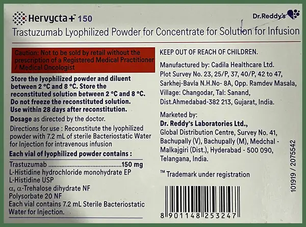 Hervycta 150 + Injection