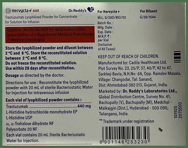 Hervycta 440 + Injection thumbnail 3