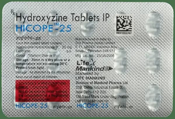 Hicope 25 Tablet