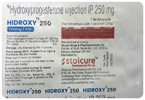 Hidroxy 250 Injection