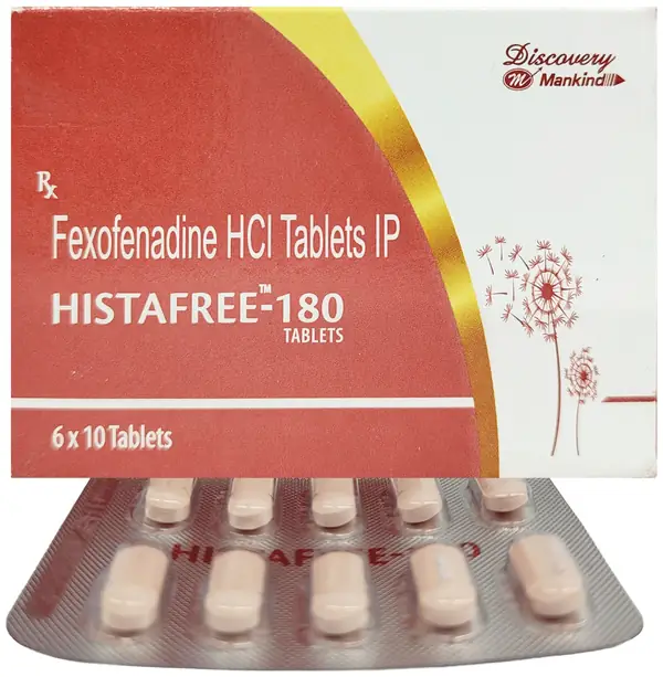 Histafree 180 Tablet thumbnail 5