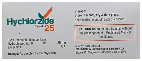 Hychlorzide 25 Tablet