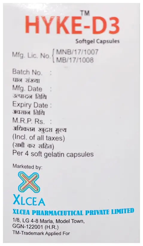 Hyke-D3 Softgel Capsule thumbnail 3