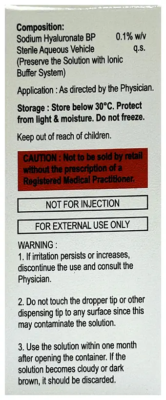 Hylomar Lubricant Eye Drop