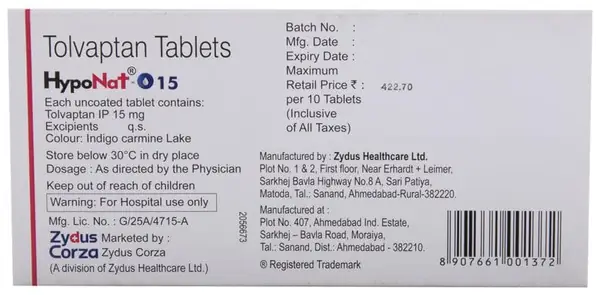 Hyponat-O 15 Tablet