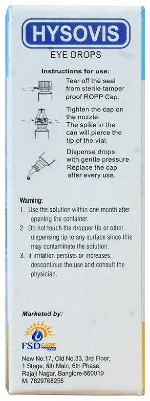 Hysovis Eye Drop thumbnail 3