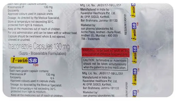 I Win SB 130mg Capsule thumbnail 3