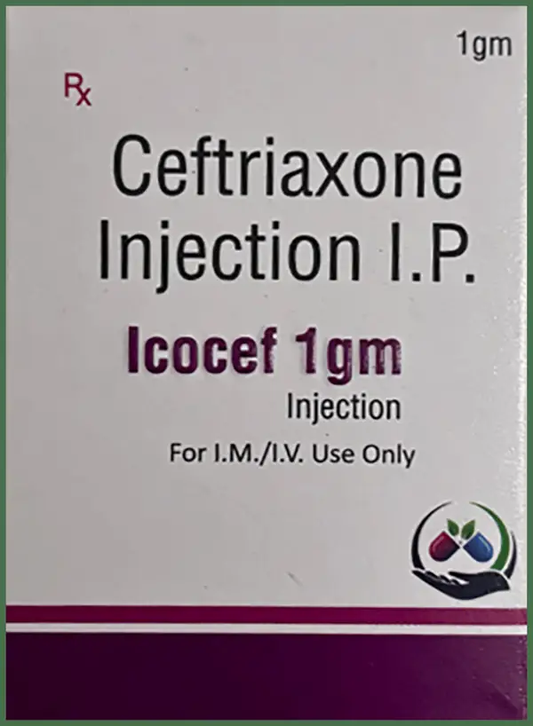Icocef 1000mg Injection thumbnail 3