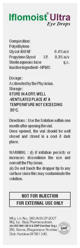 Iflomoist Ultra Eye Drop
