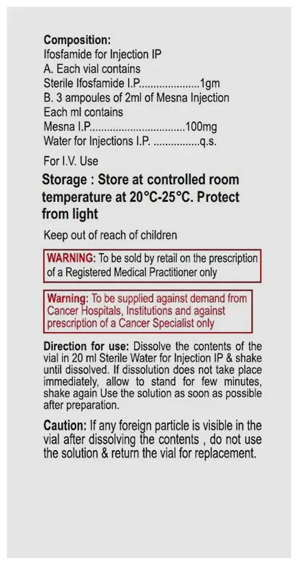 Ifosym 1g Injection thumbnail 2