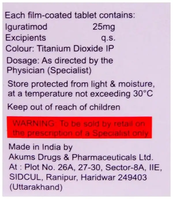 Igurati 25mg Tablet thumbnail 2
