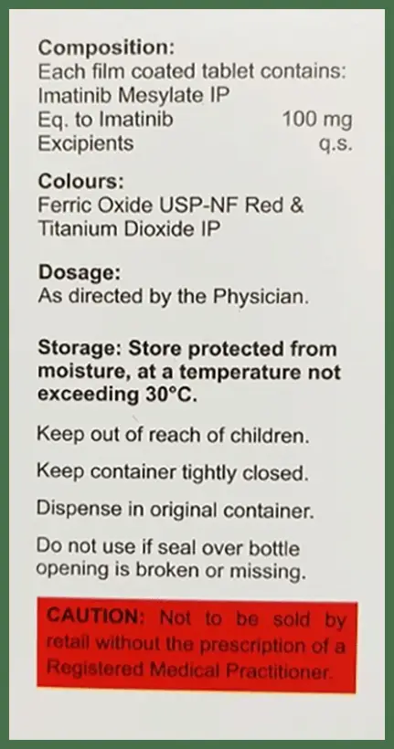 Imatigen 100 Tablet thumbnail 3