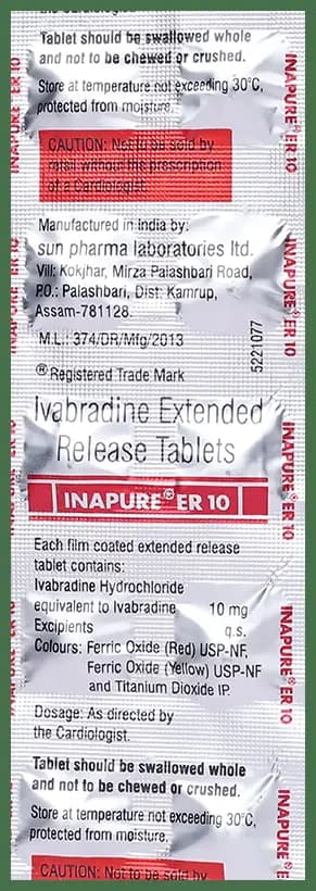 Inapure ER 10 Tablet thumbnail 2