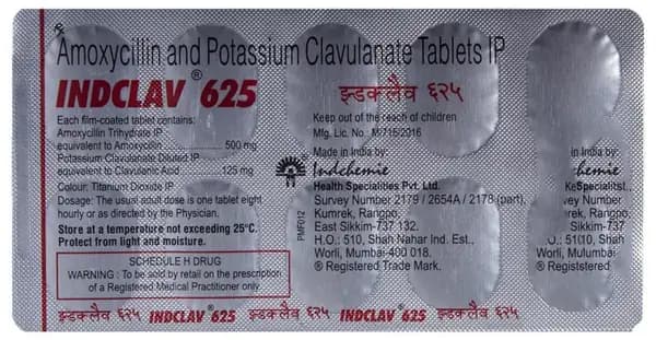 Indclav 625 Tablet