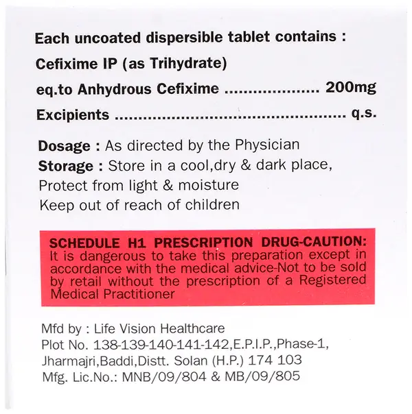 Indecef 200 Tablet DT thumbnail 2