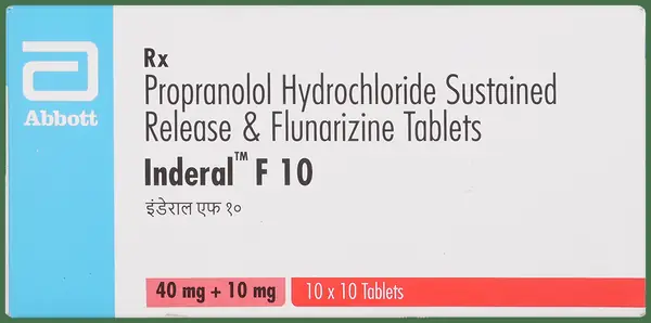 Inderal F 10 Tablet SR thumbnail 5