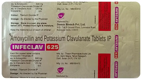 Infeclav 625 Tablet thumbnail 5