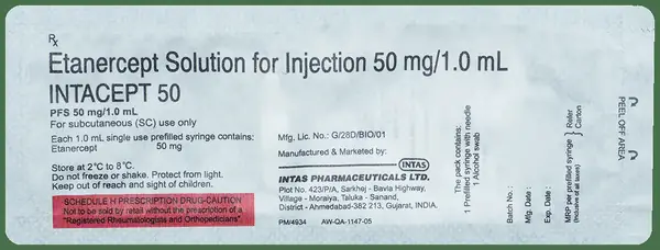Intacept 50mg Injection thumbnail 3
