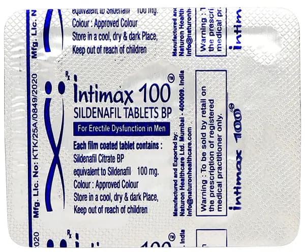 Intimax 100 Tablet