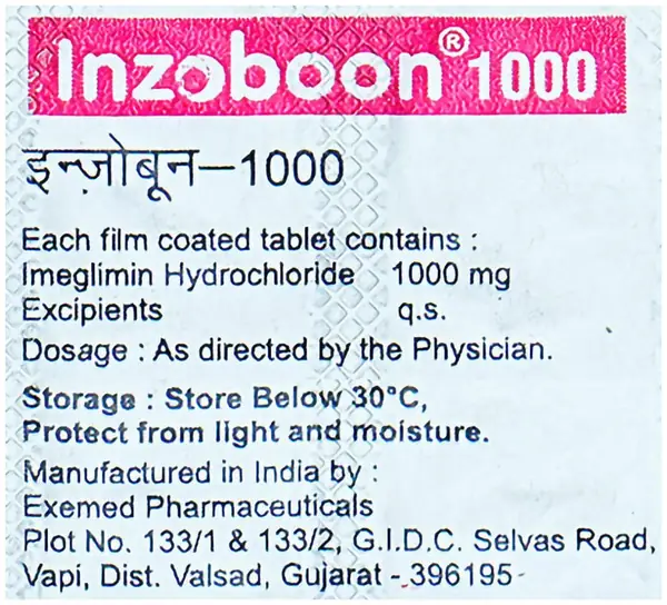 Inzoboon 1000mg Tablet