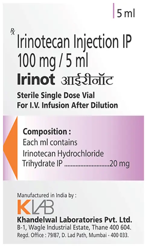 Irinot 100mg Injection