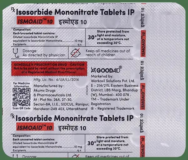 Ismoaid 10 Tablet thumbnail 3