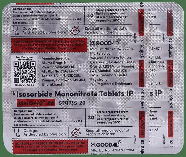 Ismoaid 20 Tablet thumbnail 4