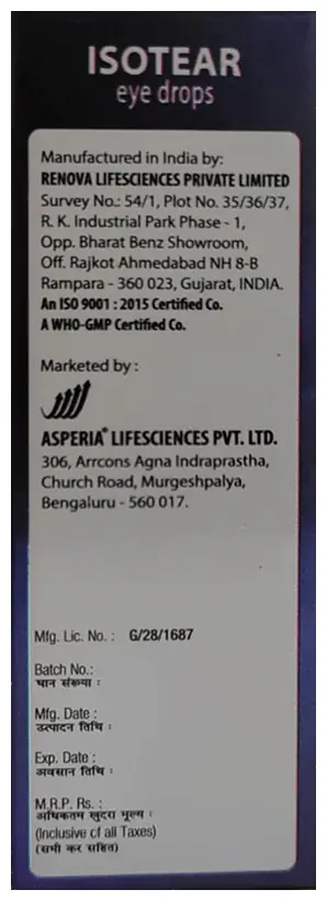 Isotear Eye Drop thumbnail 3