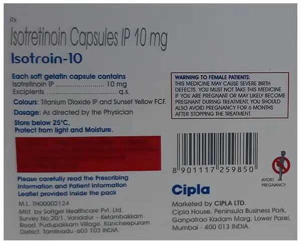 Isotroin 10 Capsule